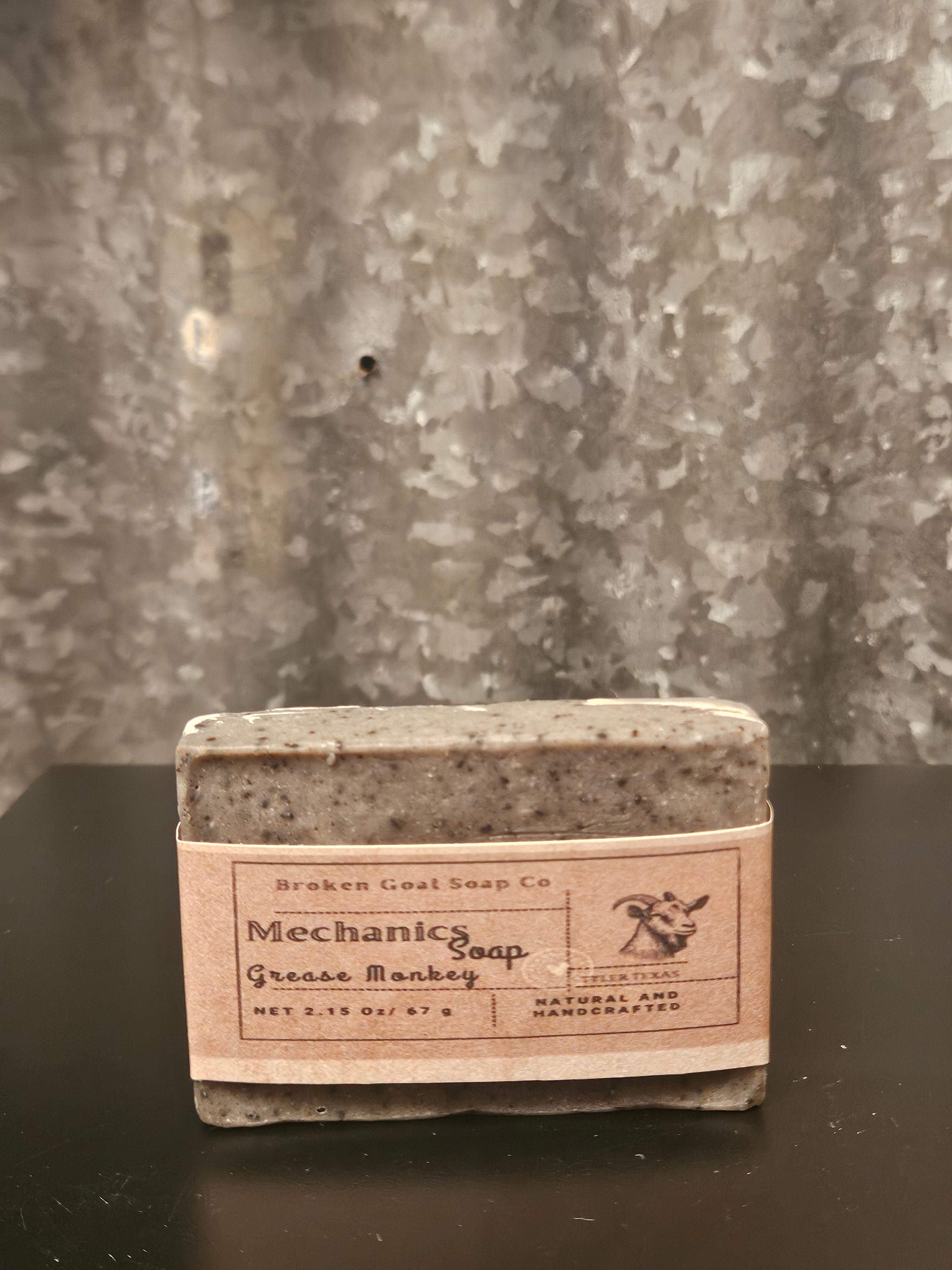 Grease Monkey-Mechanic's Hand Soap Bar | Bentonite Clay & Coffee Grounds
