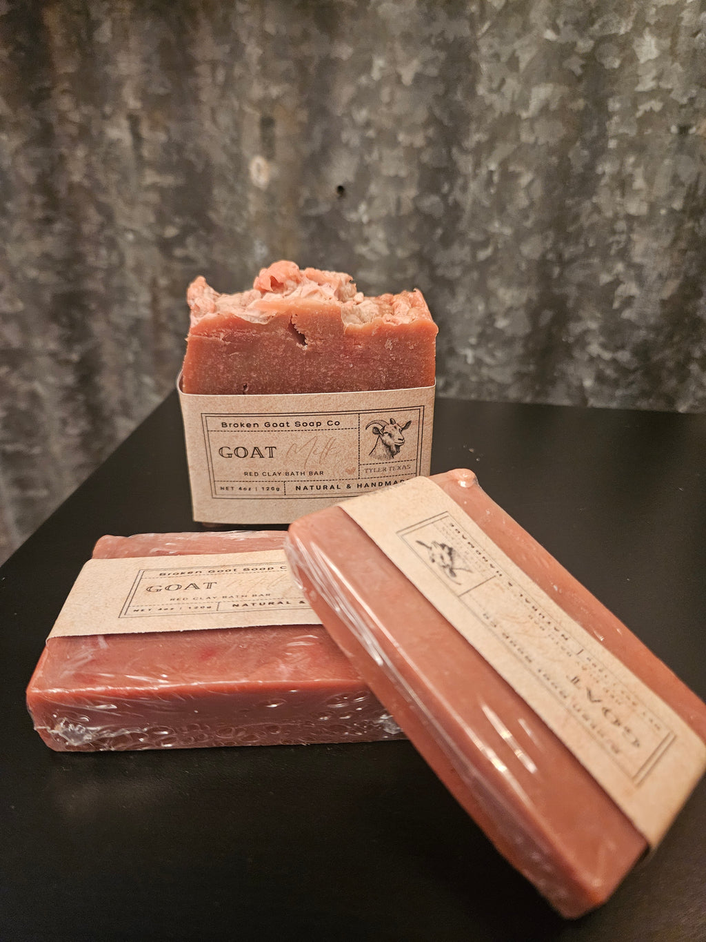 Red Clay Bath Bar | Goat Milk & Beef Tallow Soap